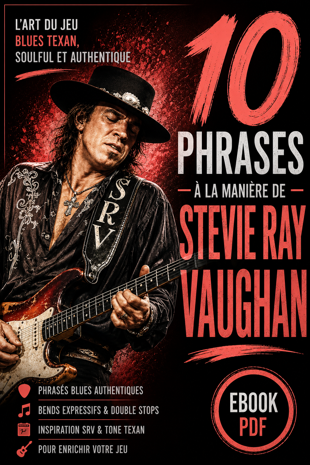 Damien Ossart - 10 Phrases à la manière de Stevie Ray VAUGHAN