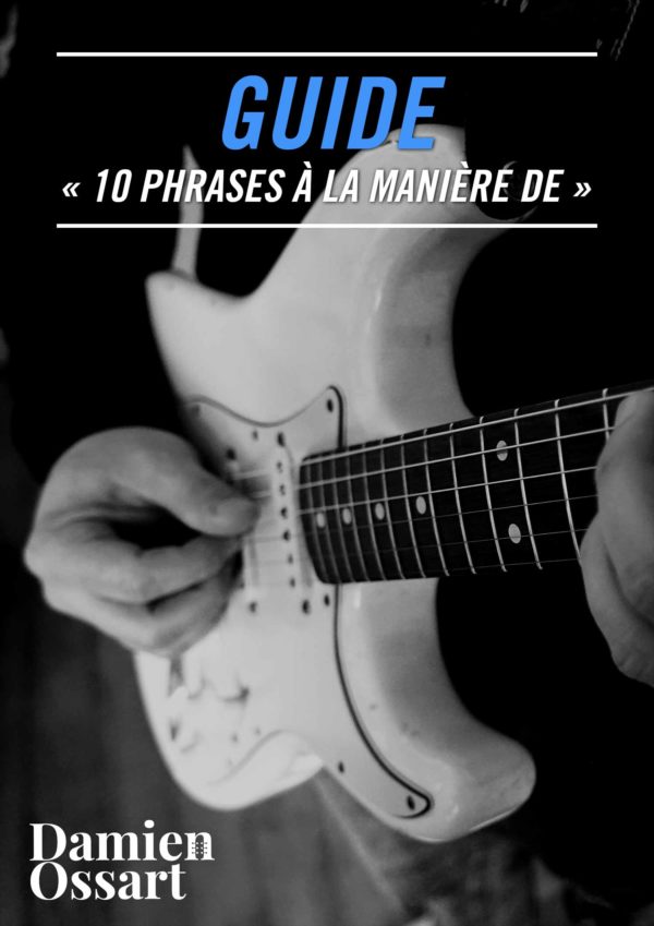 Damien Ossart - 10 phrases à la manière de Carlos SANTANA