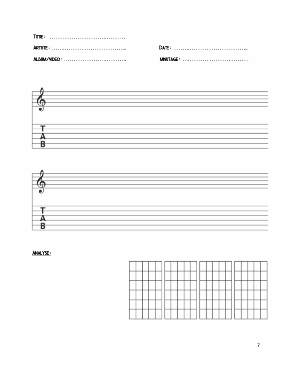 Damien Ossart - Journal de Licks, Riffs & Idées