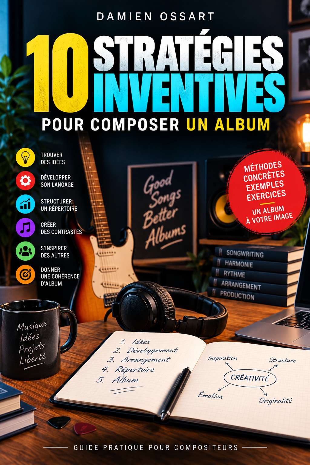 Damien Ossart - 10 Stratégies inventives pour composer un album